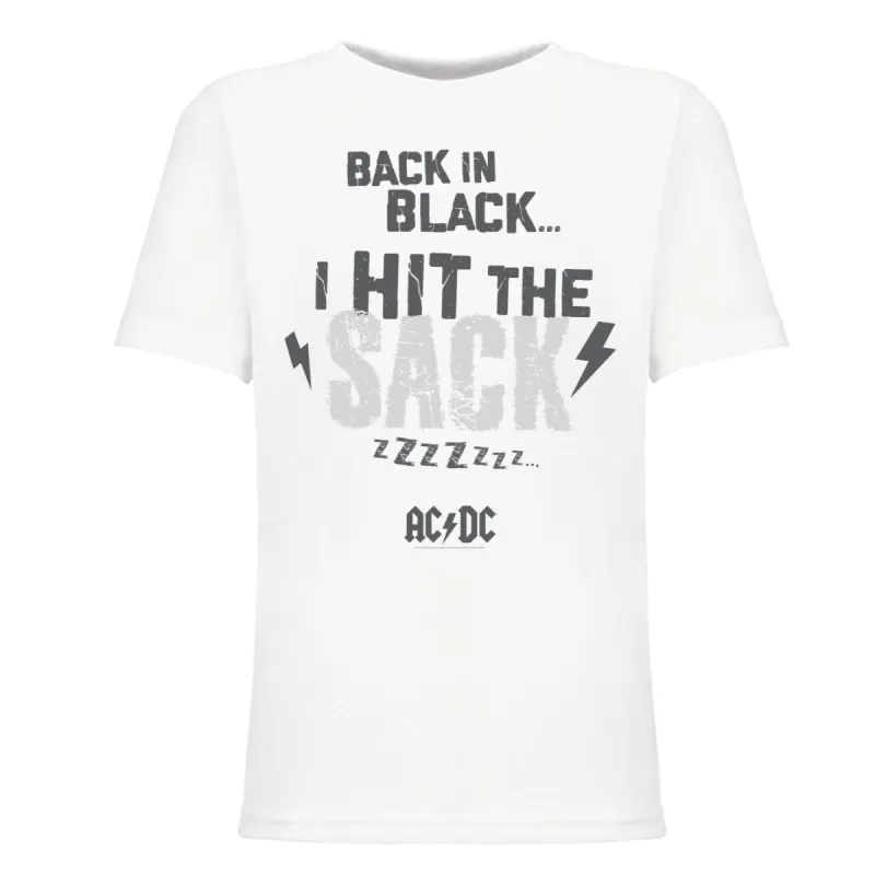 Hit The Sack Youth Tee White sold by AC/DC