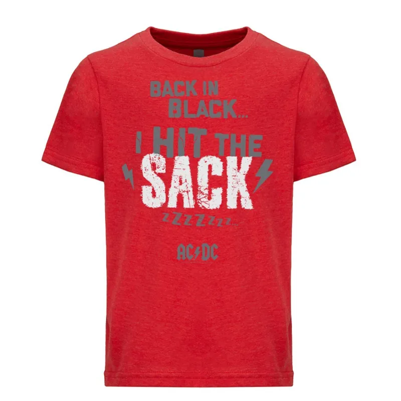 Hit The Sack Youth Tee Red sold by AC/DC