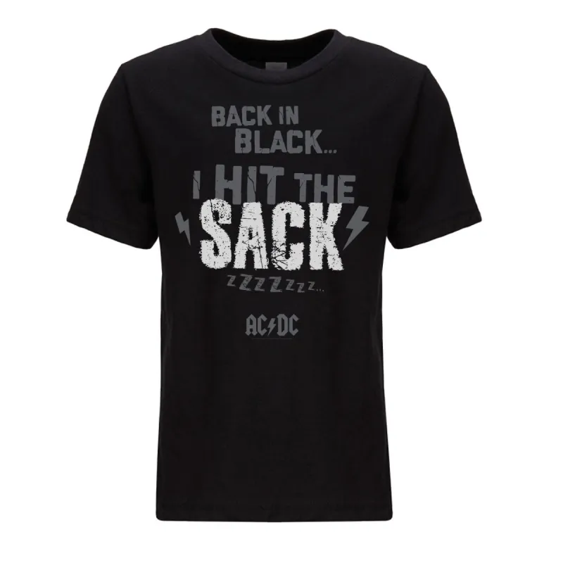 Hit The Sack Youth Tee Black sold by AC/DC