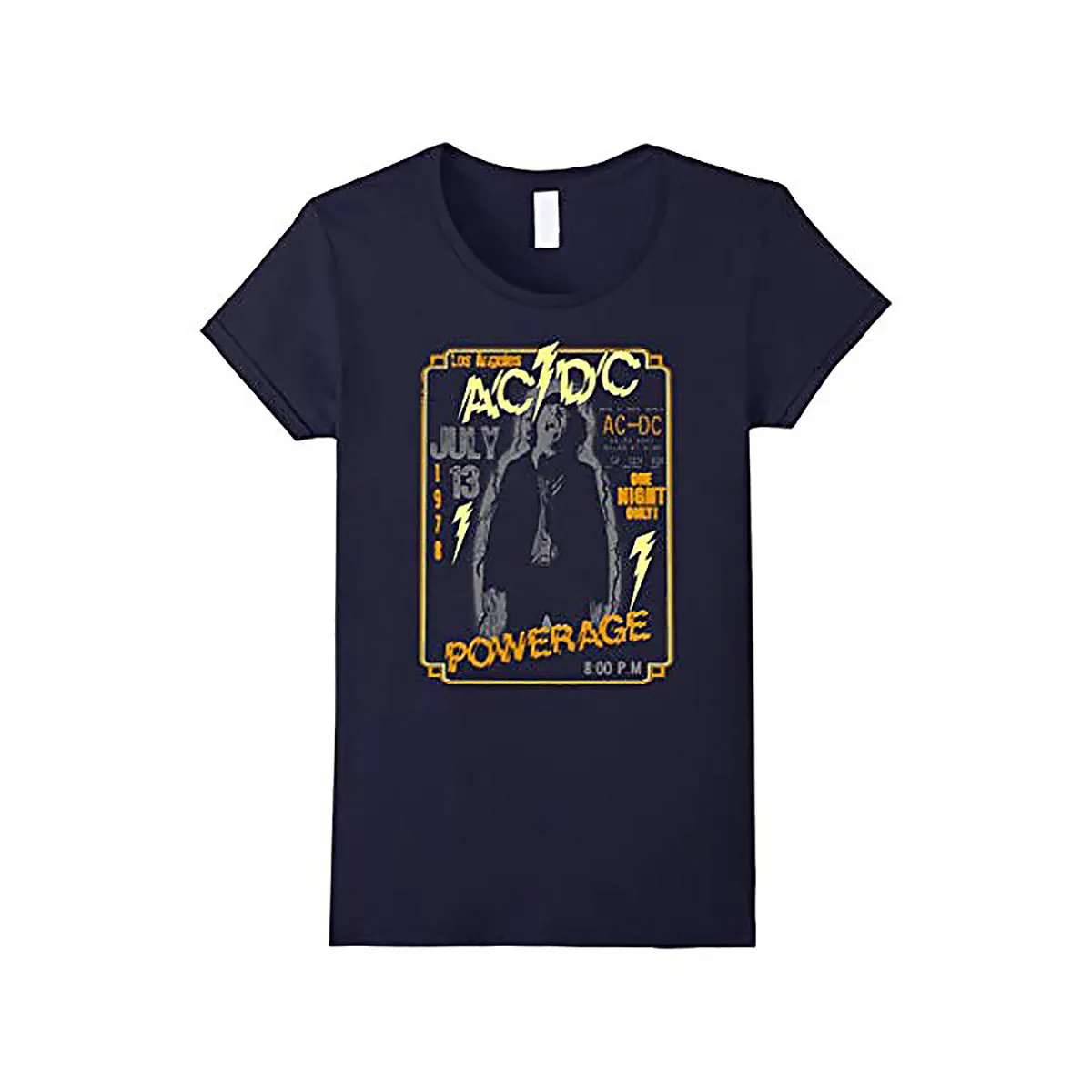 Women's One Night Only T-shirt sold by AC/DC product image thumbnail 3