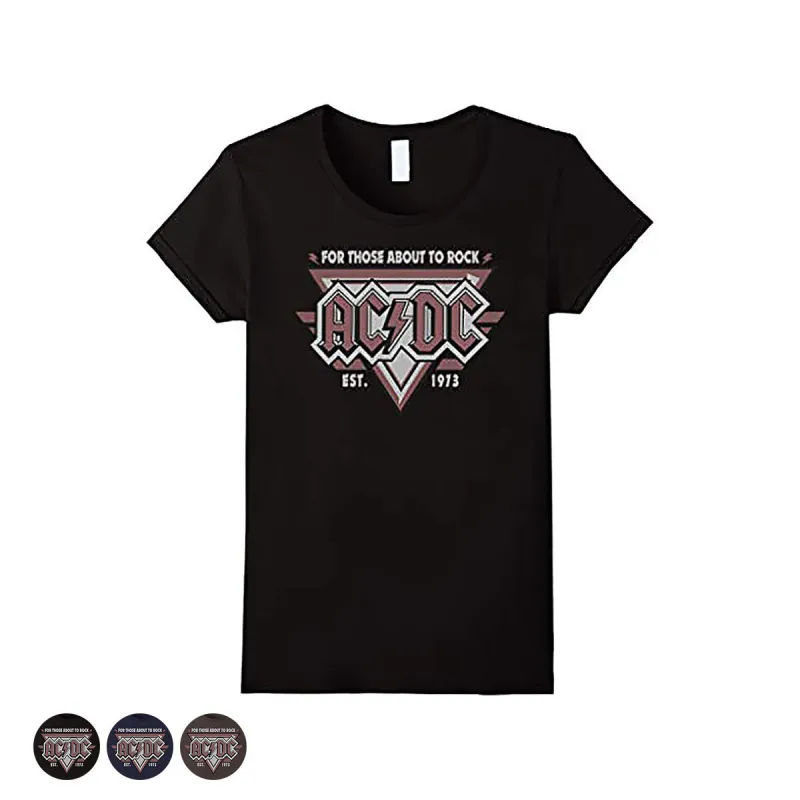 Women's Est. 1973 T-shirt sold by AC/DC