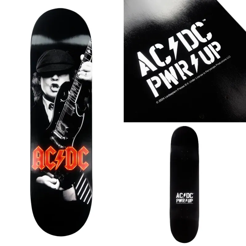 PWR UP Angus Skate Deck made by AC/DC