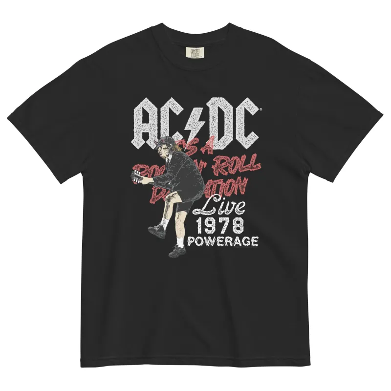 Live 1978 T-Shirt sold by AC/DC