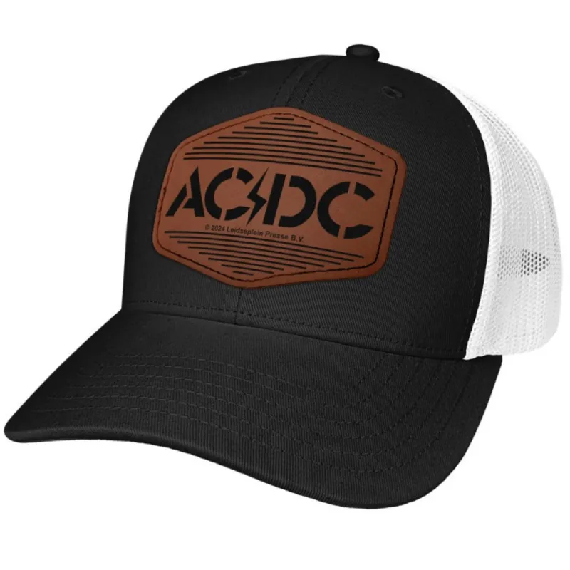 AC/DC Lightning Bolt Lines Trucker Hat sold by AC/DC