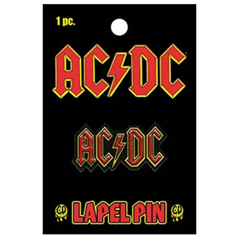 AC/DC Logo 1.25" Lapel Pin sold by AC/DC