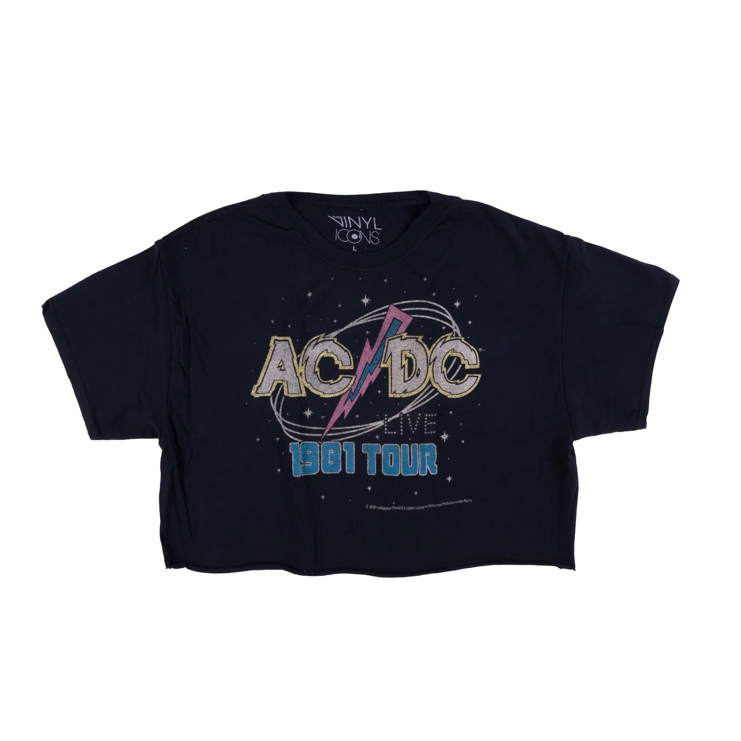 AC/DC Live 1981 Crop Top sold by AC/DC