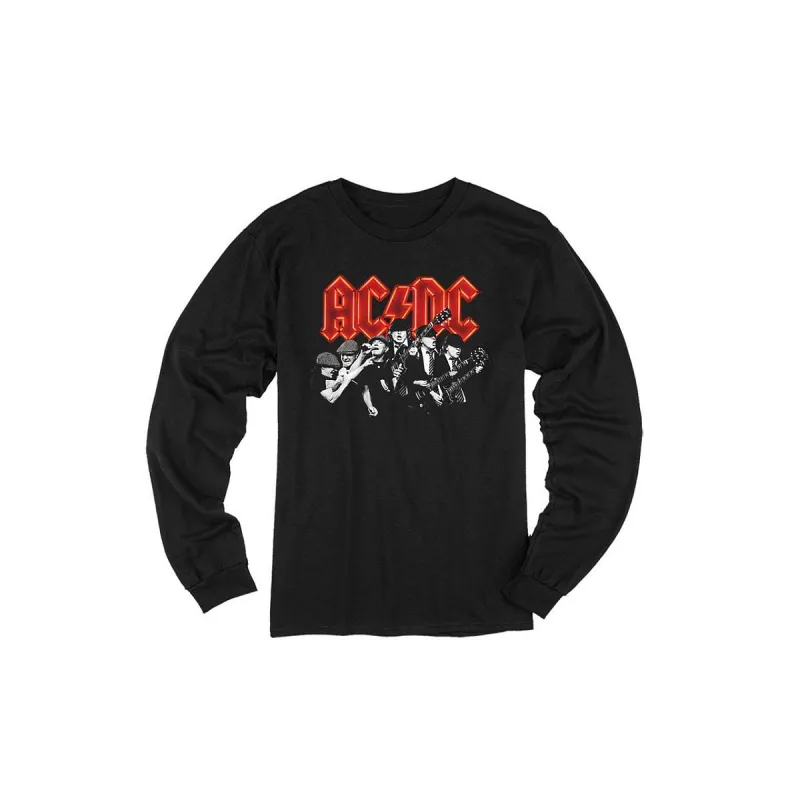 Angus/Brian Black Long Sleeve T-Shirt sold by AC/DC