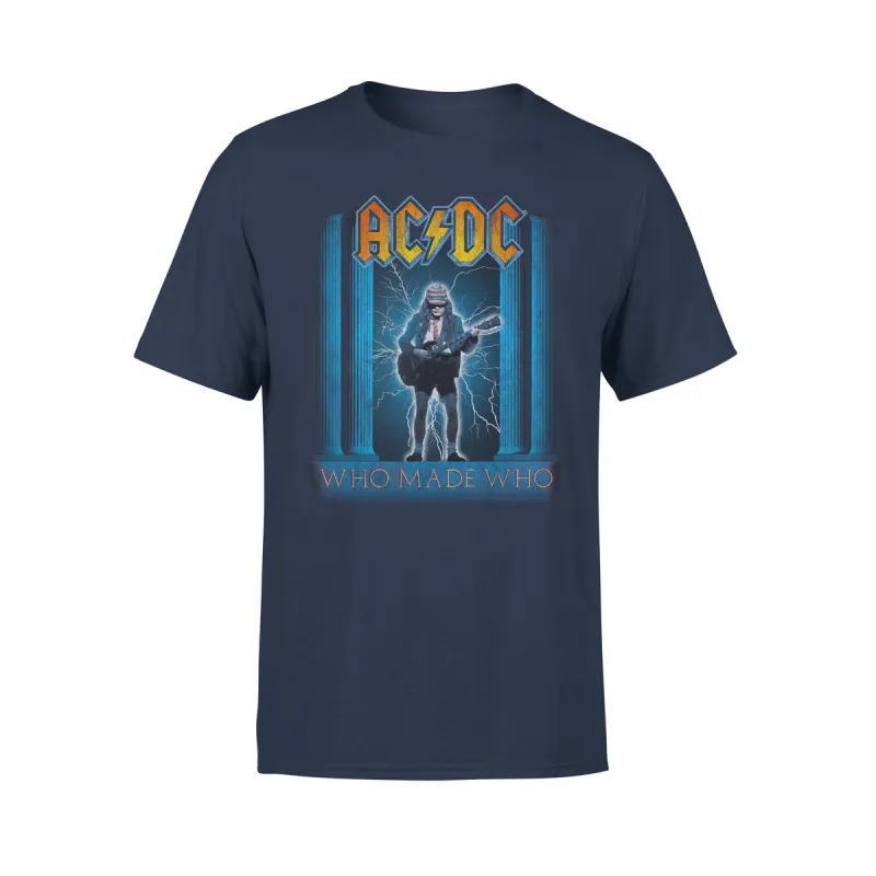 AC/DC Who Made Who Navy Tee sold by AC/DC