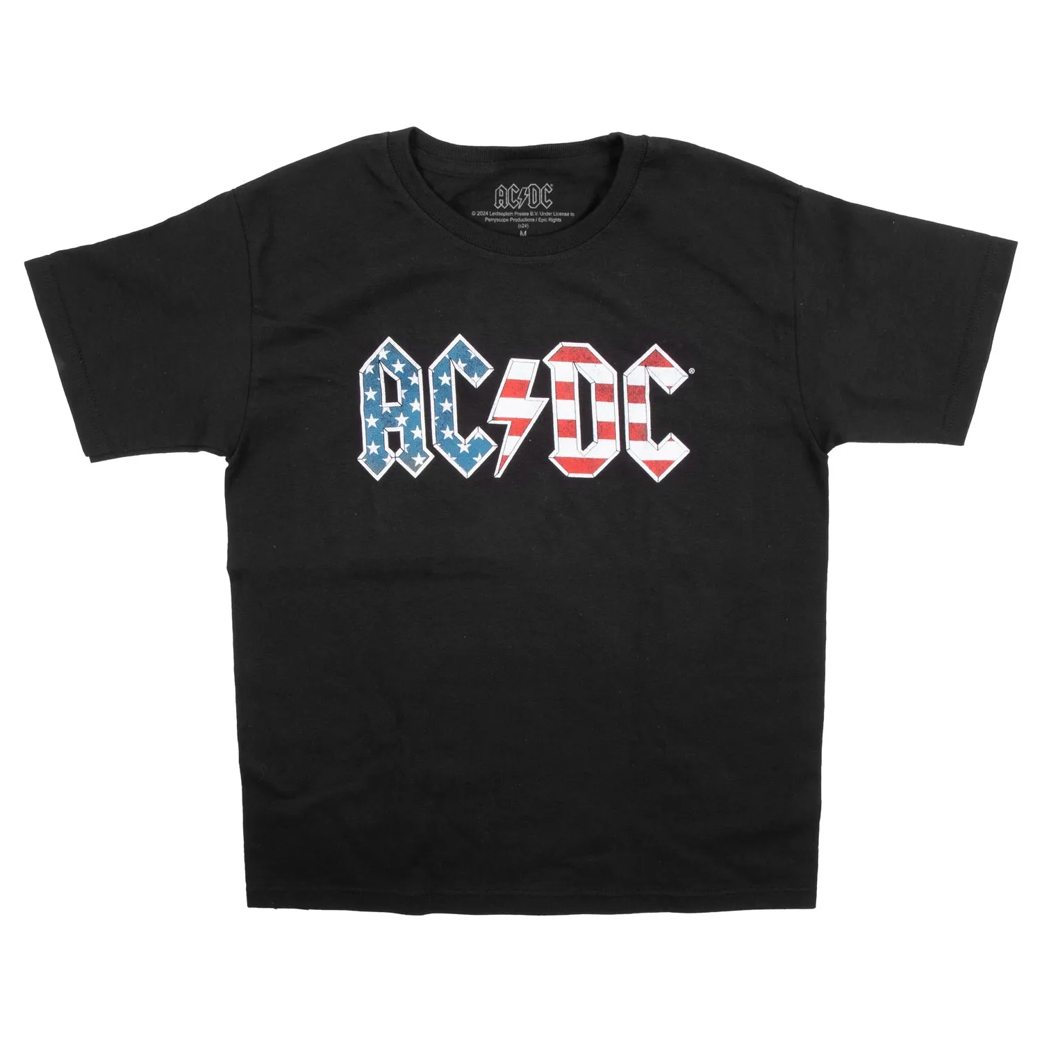 AC/DC American Flag Logo T-Shirt sold by AC/DC