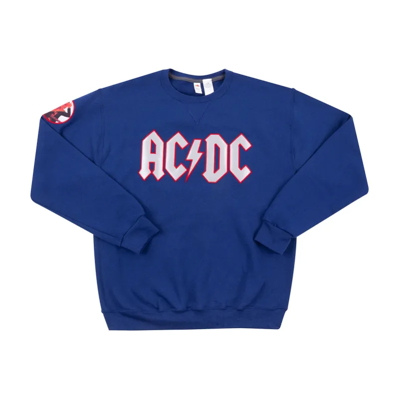 AC/DC Logo Blue Sweatshirt sold by AC/DC