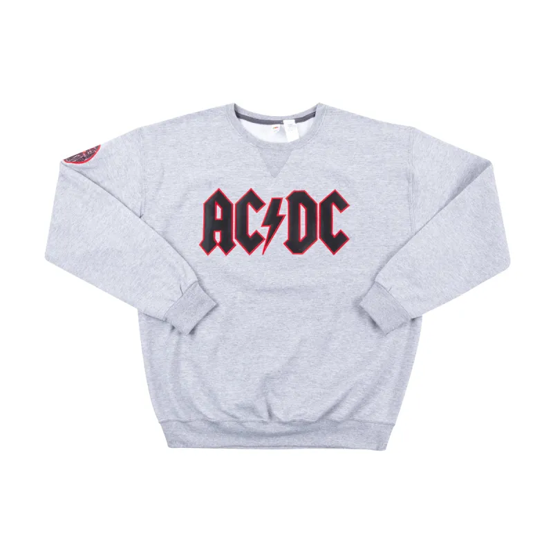 AC/DC Logo Grey Sweatshirt sold by AC/DC