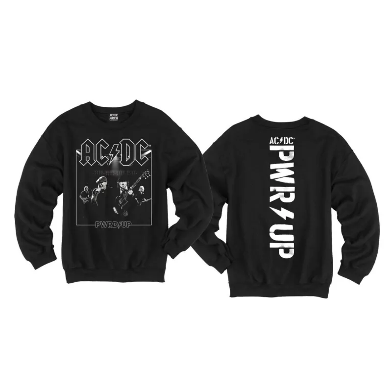 PWRD UP B&W Crewneck sold by AC/DC