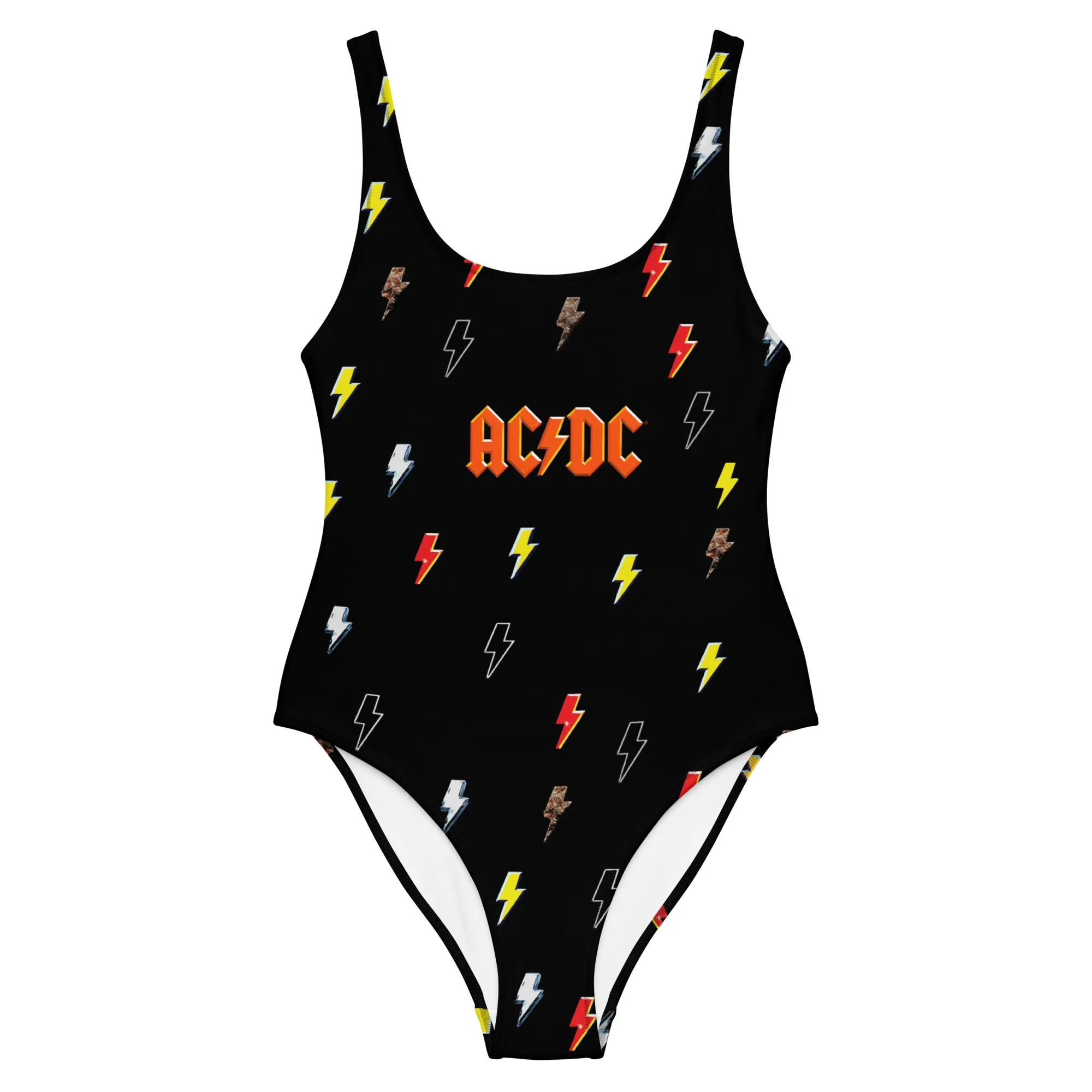 High Voltage One-Piece Swimsuit sold by AC/DC