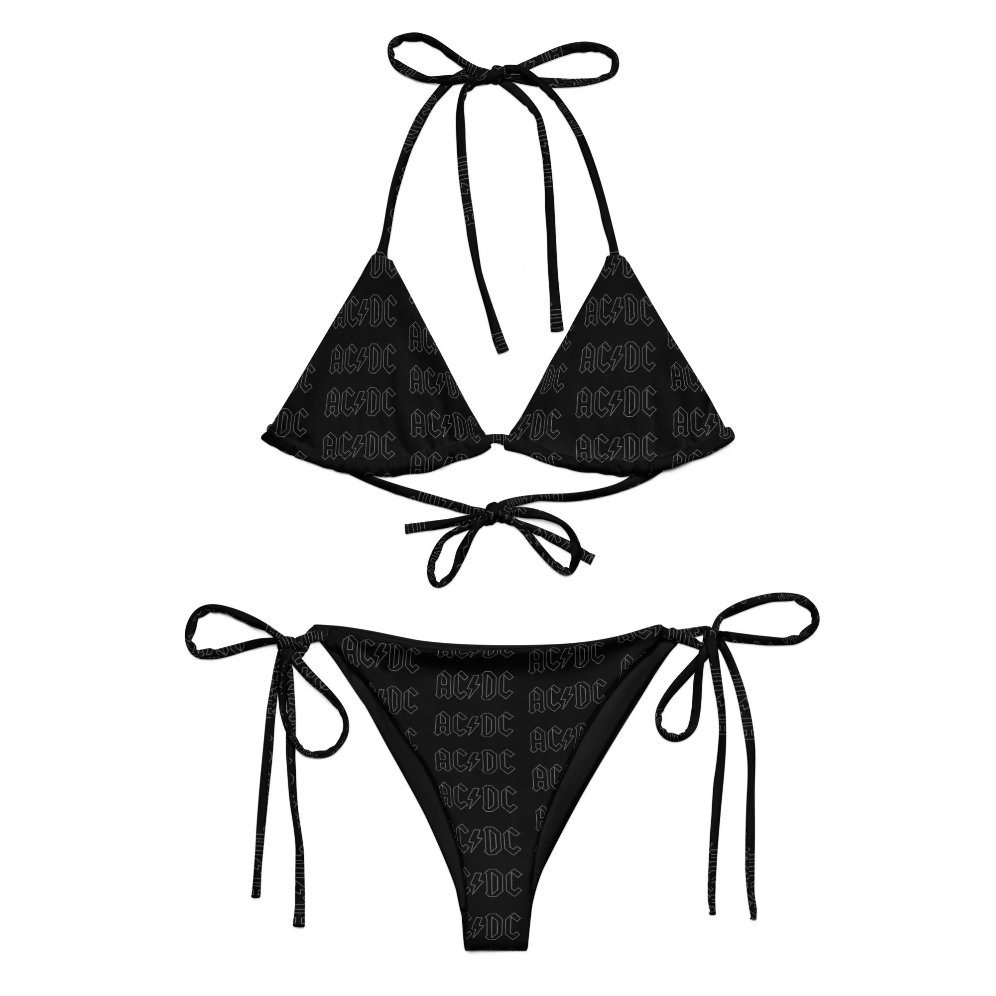 Back in Black String Bikini sold by AC/DC