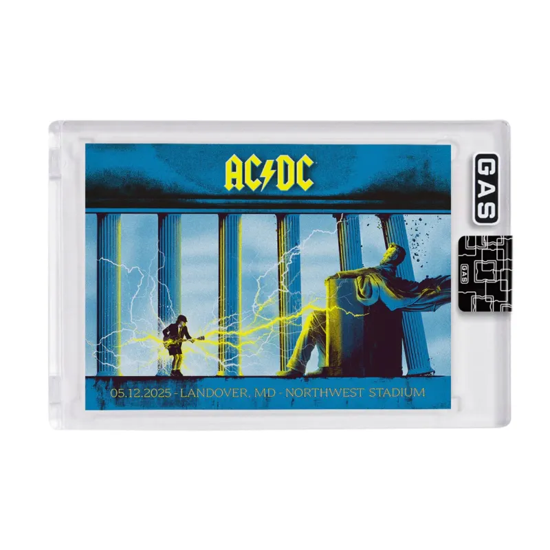 AC/DC Landover May 12, 2025 Trading Card sold by AC/DC