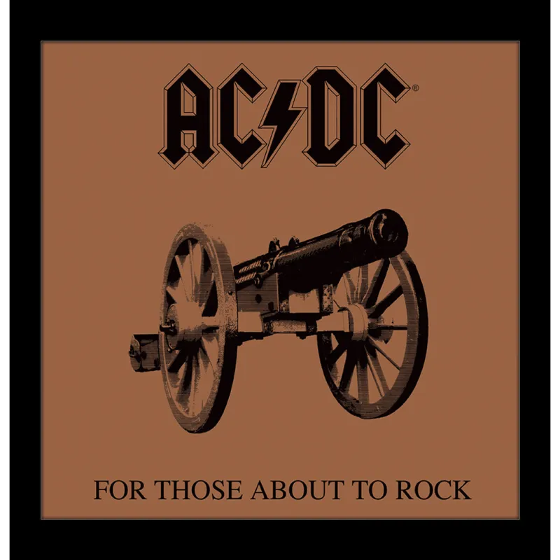 For Those About to Rock 12x12 Framed Print sold by AC/DC
