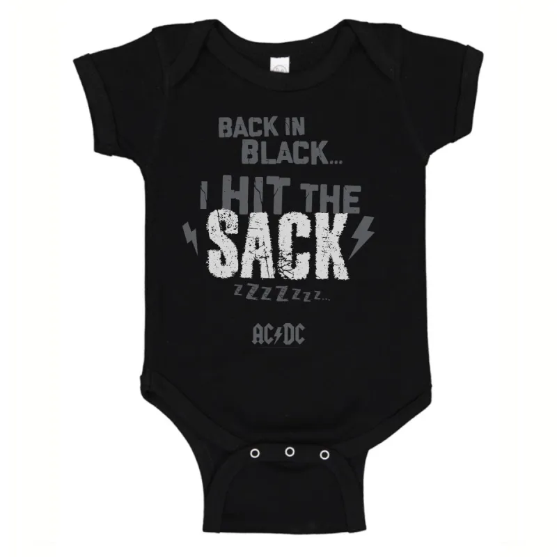 Hit The Sack Onesie Black sold by AC/DC