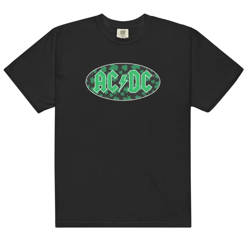 AC/DC Shamrock Green Logo T-Shirt made by AC/DC
