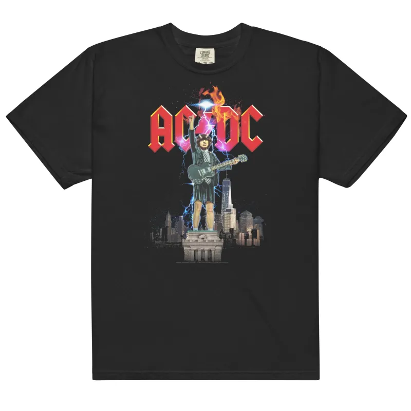 Angus Lady Liberty T-Shirt made by AC/DC