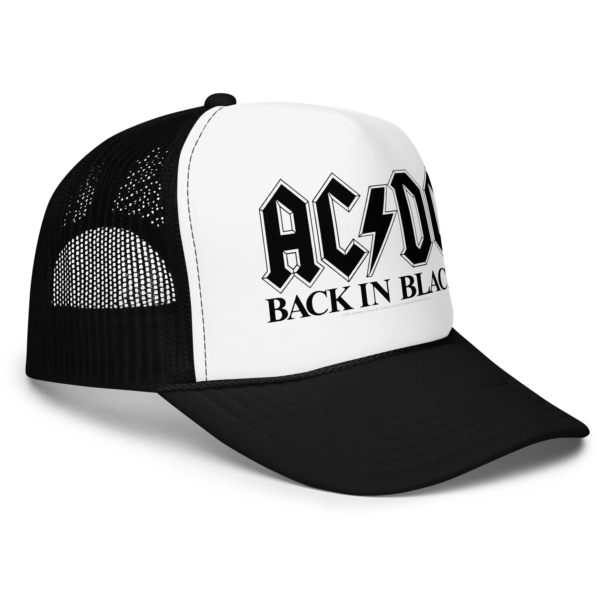 Back in Black Logo Trucker Hat sold by AC/DC product image thumbnail 2