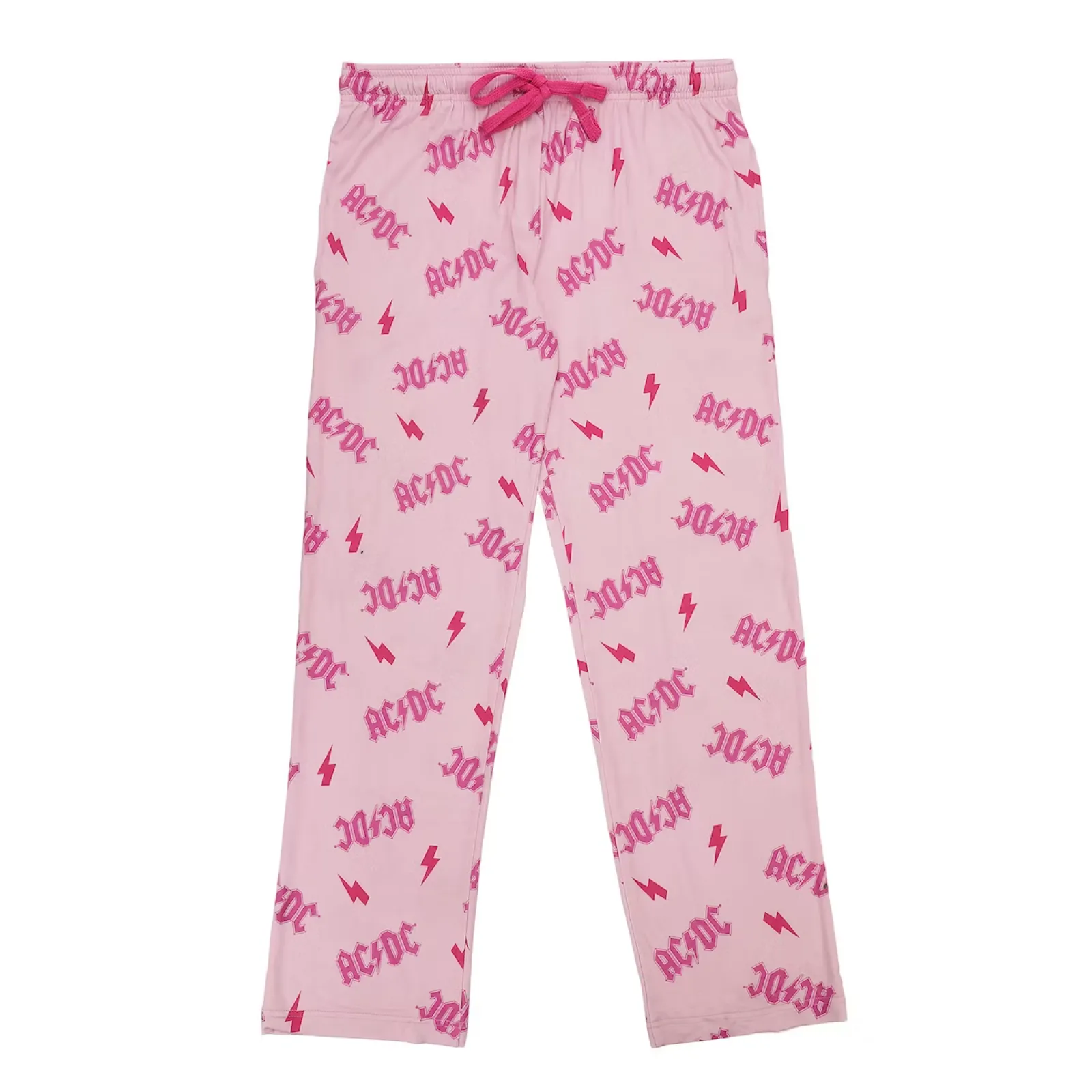 AC/DC Pink Lightning Bolt Pajama Pants sold by AC/DC