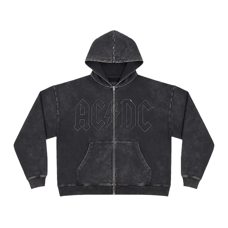 Back in Black Anniversary Zip Hoodie made by AC/DC