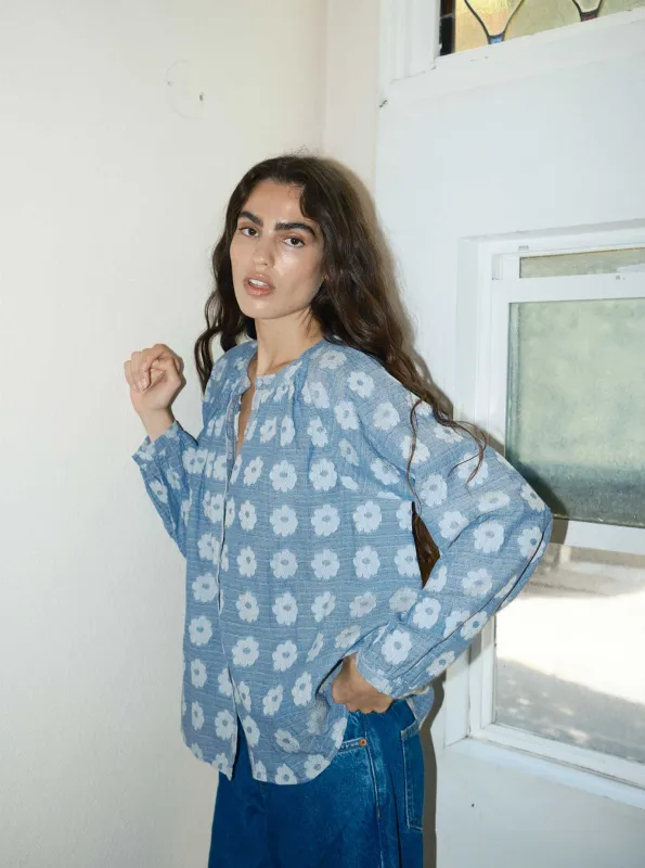 daryl blouse | pre fall 25 | sunprint sold by Ace & Jig