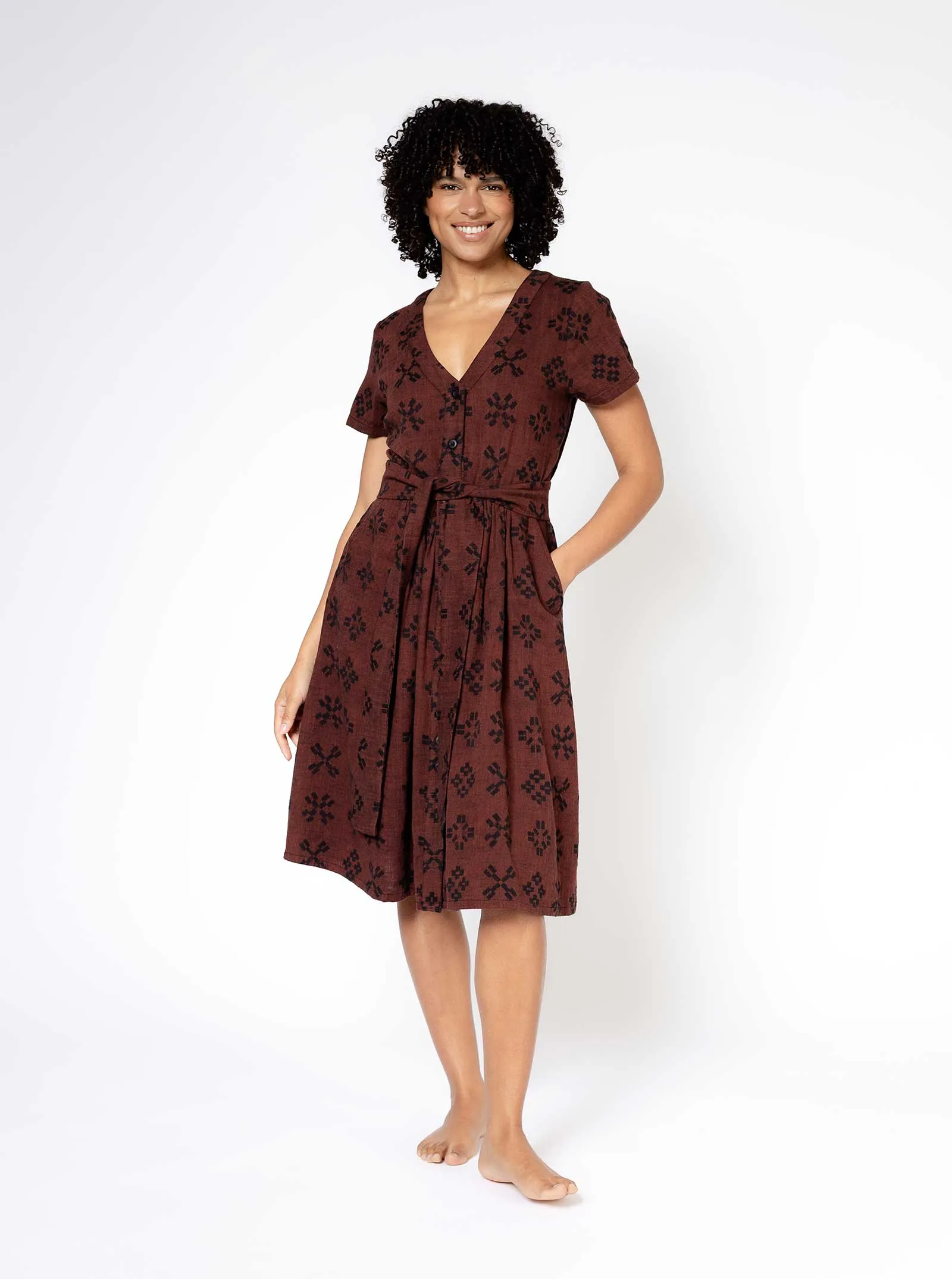 miranda dress | spring 25 | ganache sold by Ace & Jig product image thumbnail 2