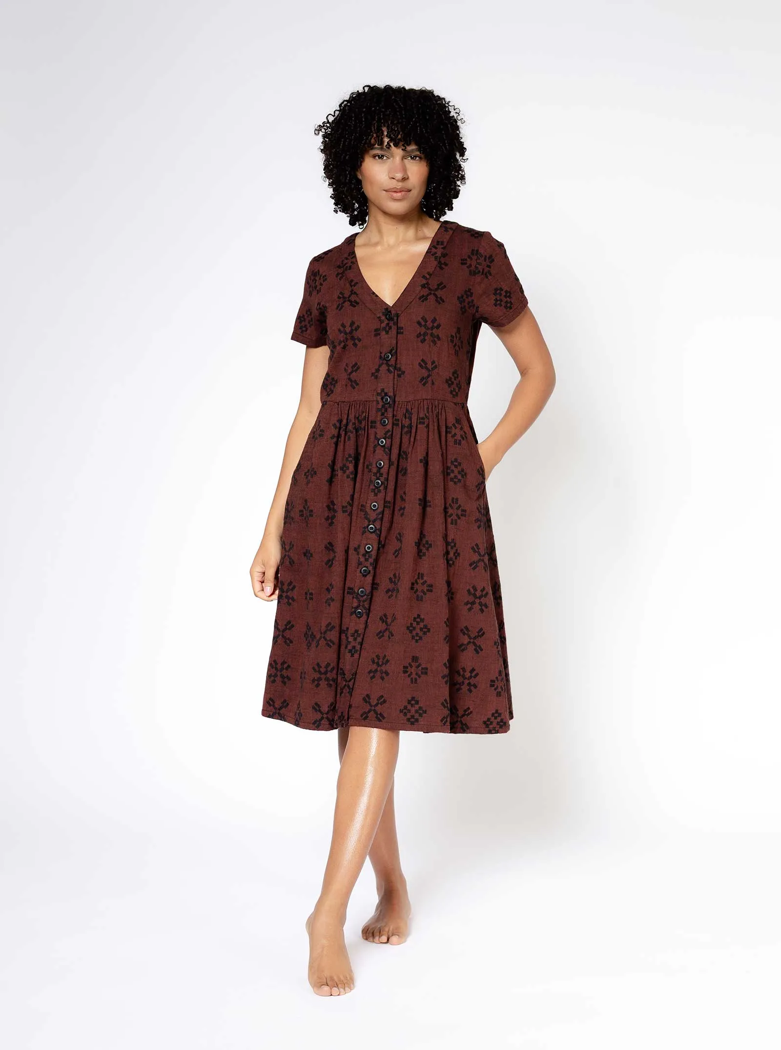 miranda dress | spring 25 | ganache sold by Ace & Jig product image thumbnail 3