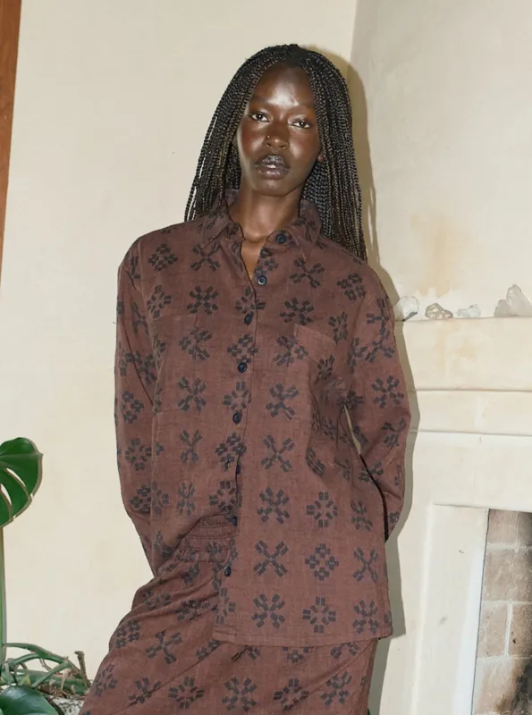 alma shirt | spring 25 | ganache sold by Ace & Jig