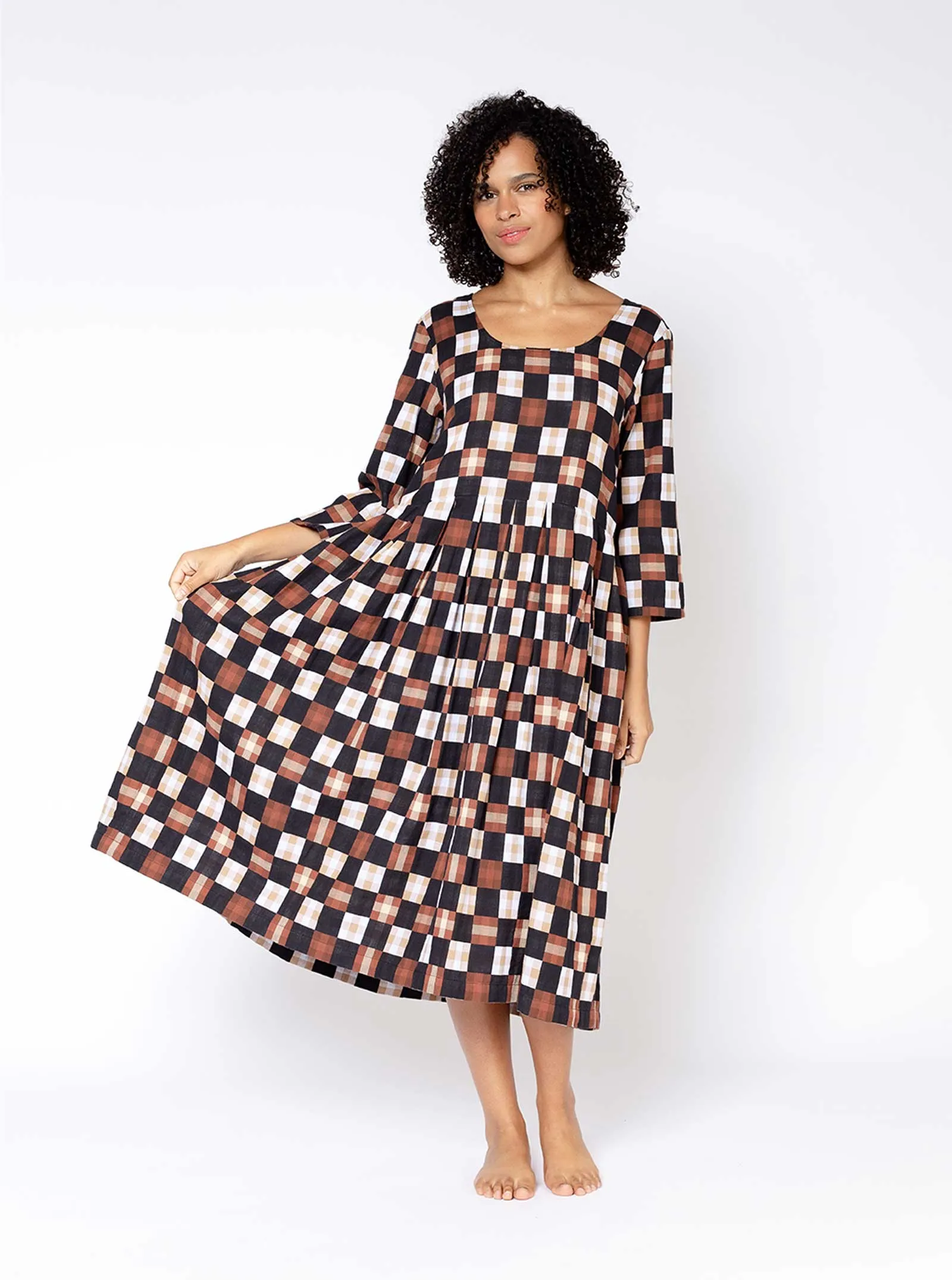 sage dress | pre spring 25 | heartland sold by Ace & Jig product image thumbnail 2