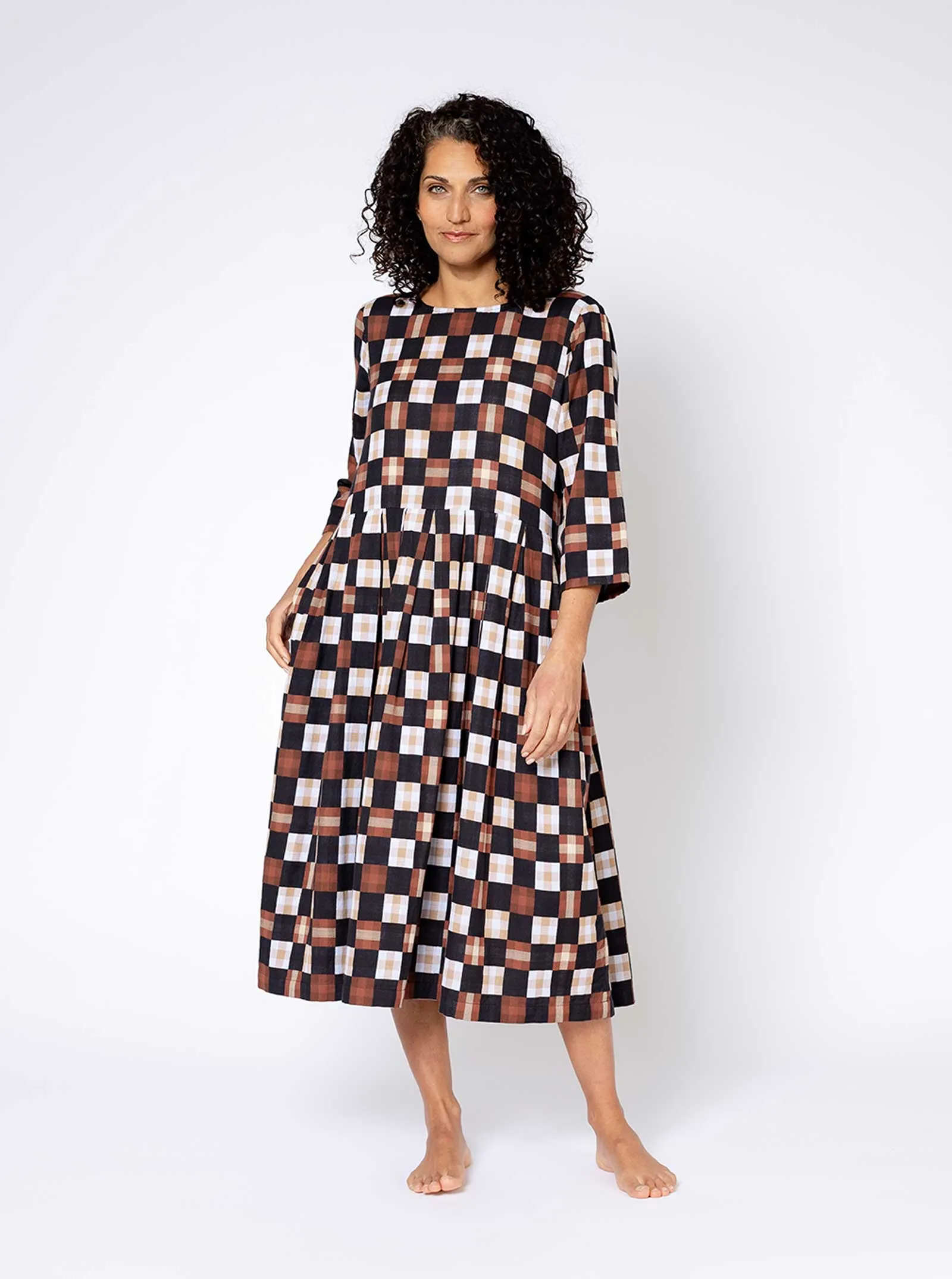 sage dress | pre spring 25 | heartland sold by Ace & Jig product image thumbnail 5