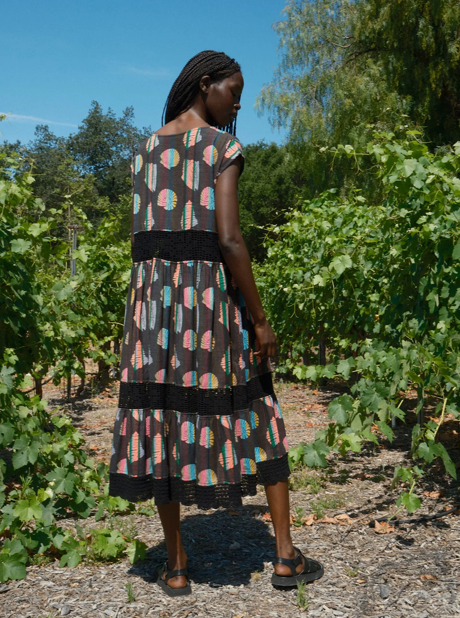 crochet float dress | spring 25 | beachcomber sold by Ace & Jig product image thumbnail 5