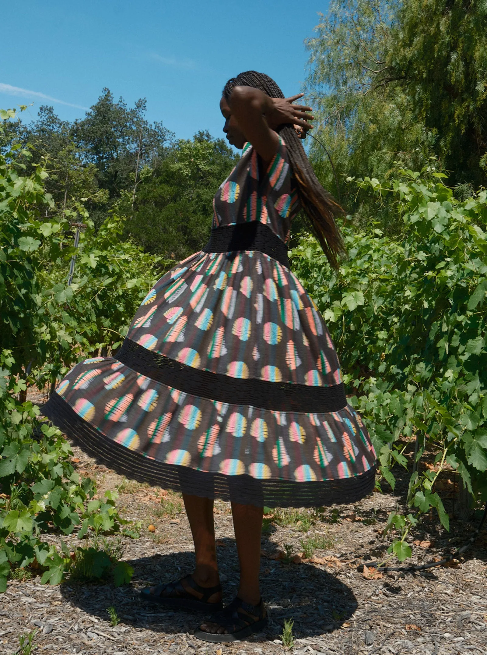 crochet float dress | spring 25 | beachcomber sold by Ace & Jig product image thumbnail 4