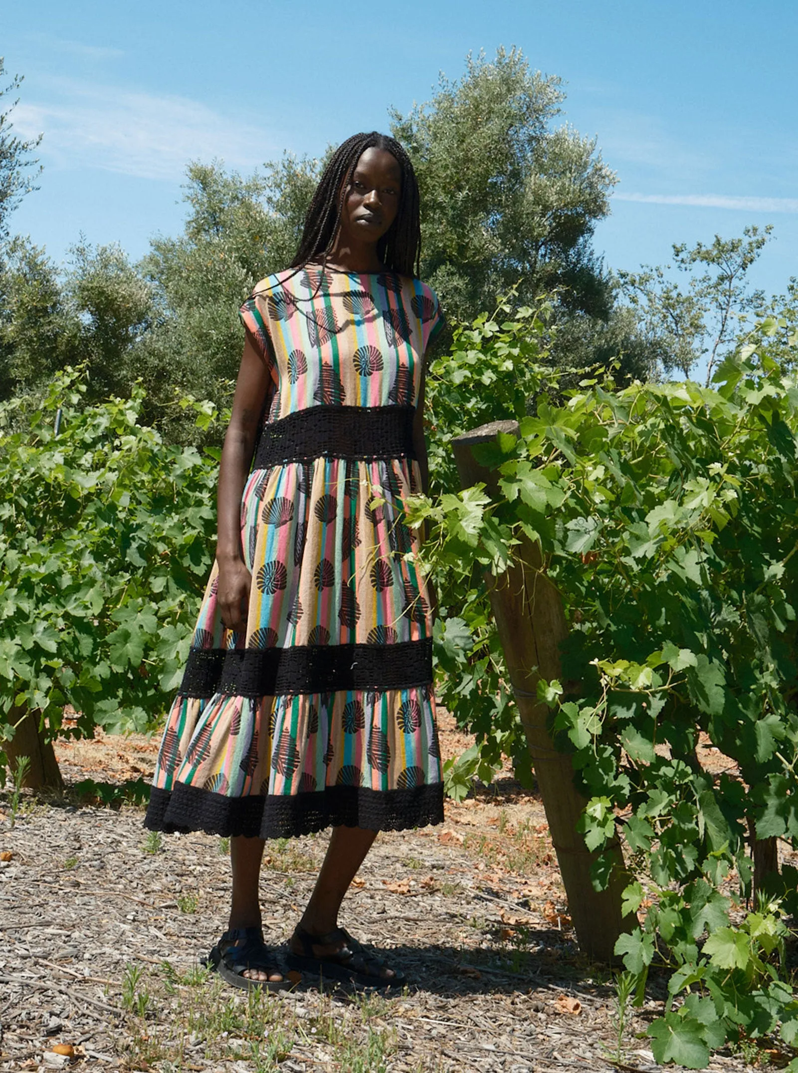 crochet float dress | spring 25 | beachcomber sold by Ace & Jig product image thumbnail 2