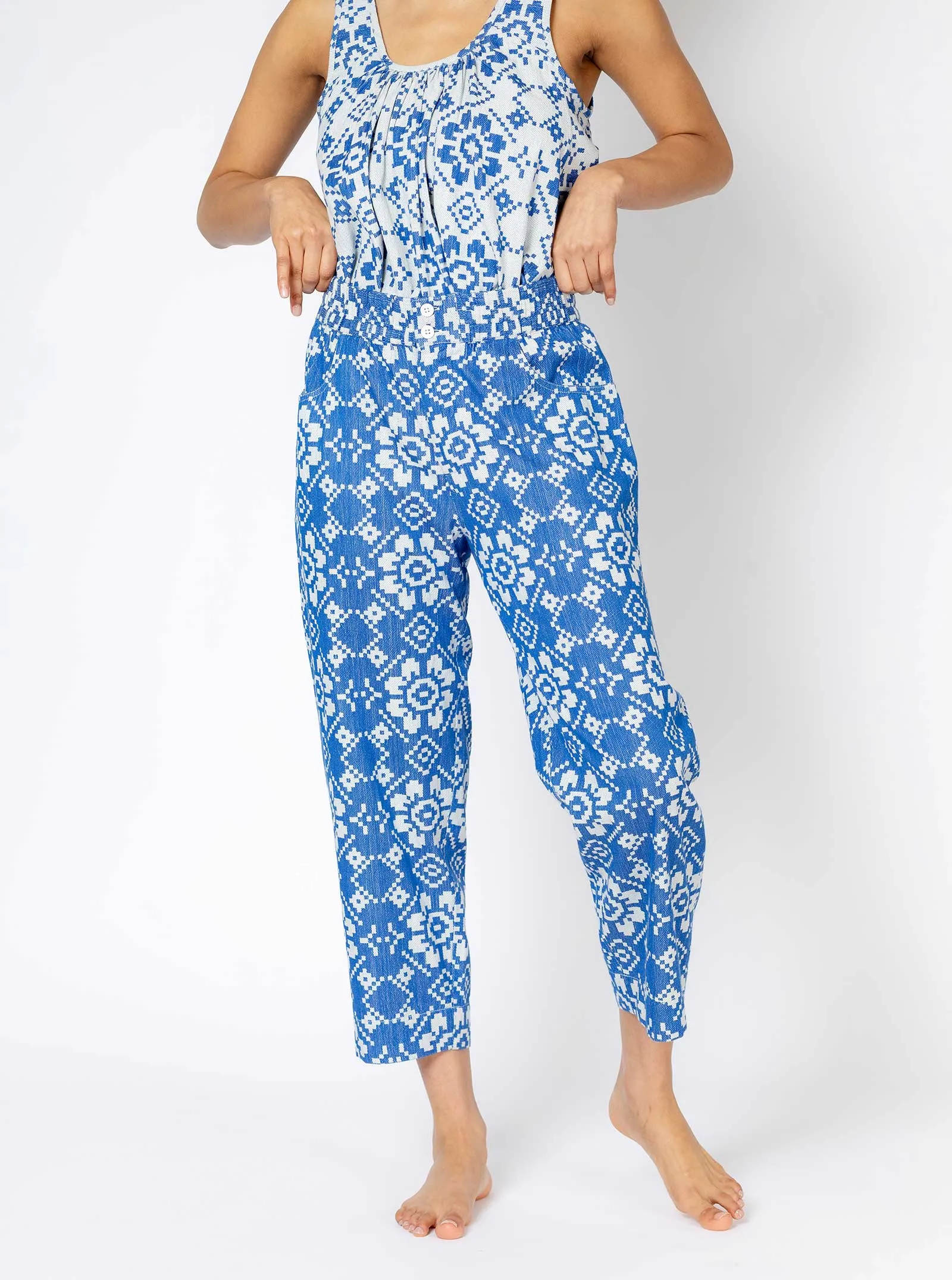 nicky pant | spring 25 | blue pastime sold by Ace & Jig product image thumbnail 2