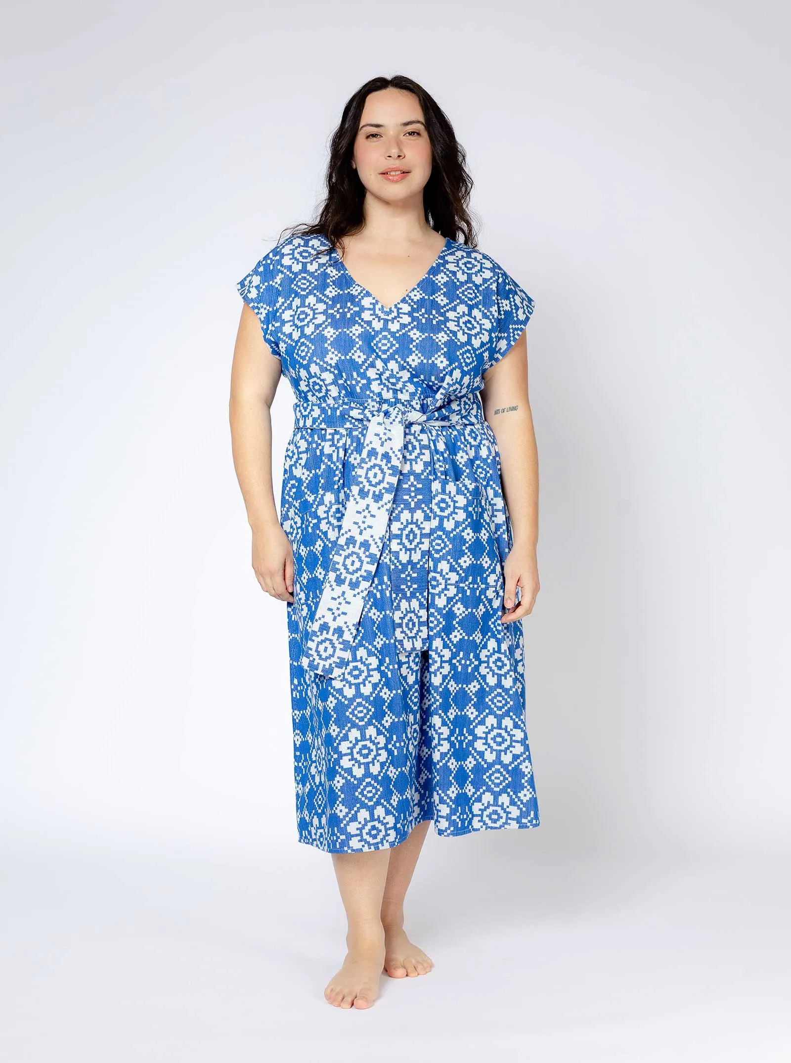 antoine dress | spring 25 | blue pastime sold by Ace & Jig