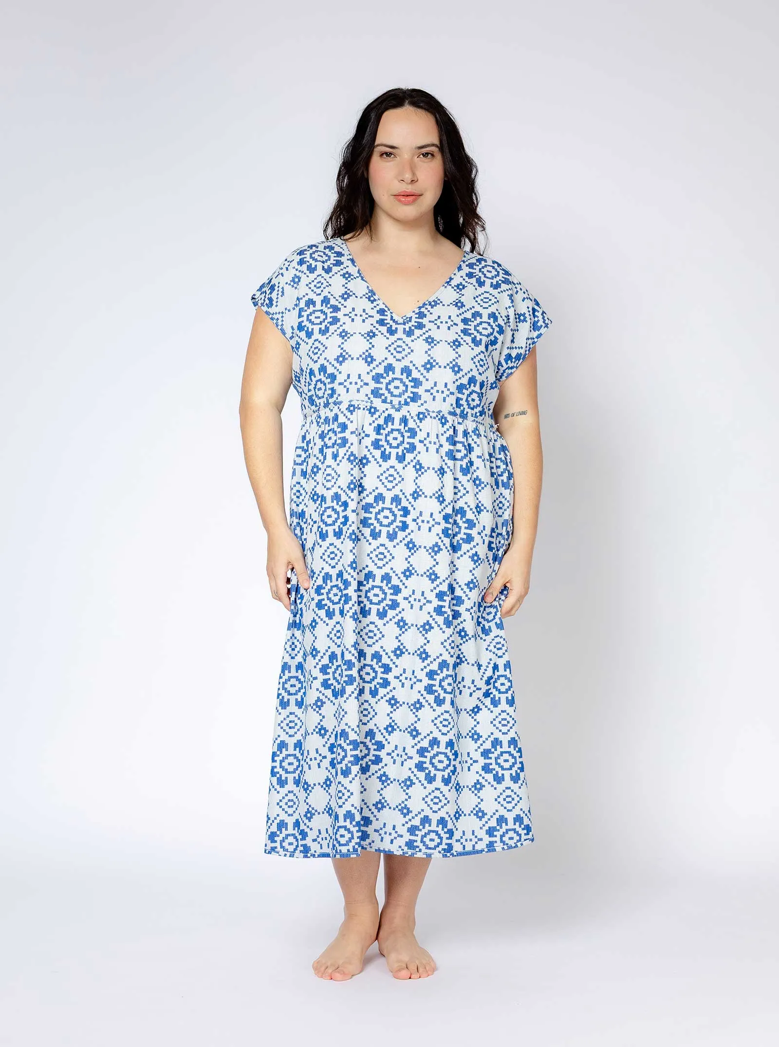 antoine dress | spring 25 | blue pastime sold by Ace & Jig product image thumbnail 2