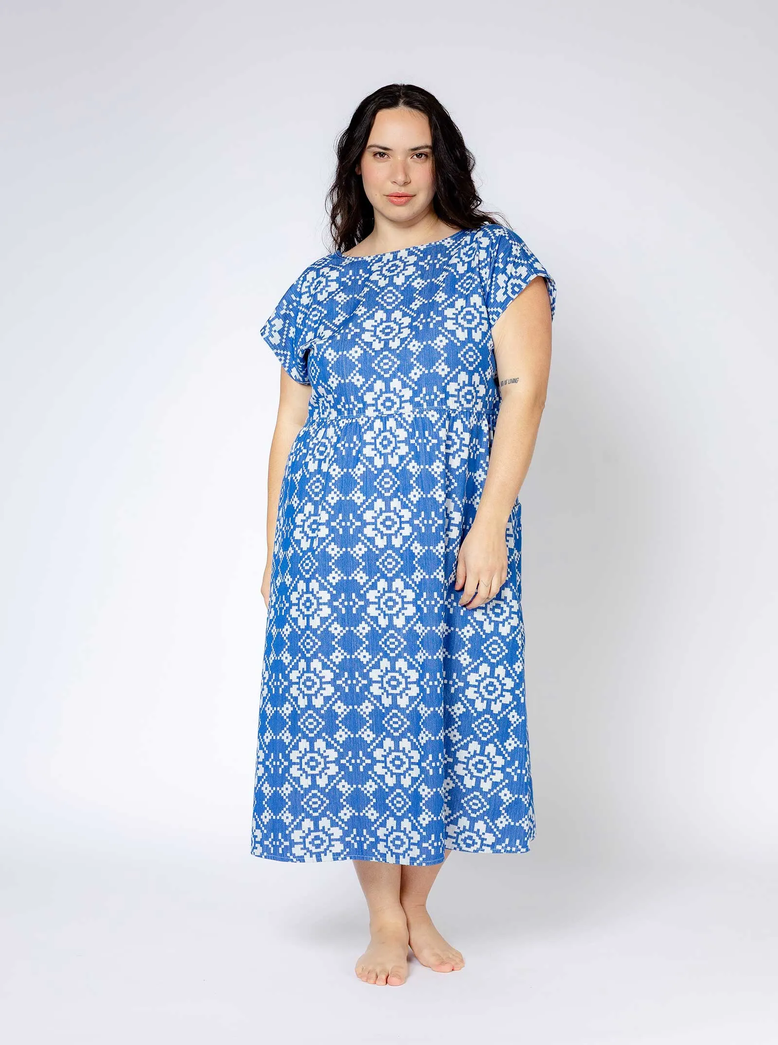 antoine dress | spring 25 | blue pastime sold by Ace & Jig product image thumbnail 3
