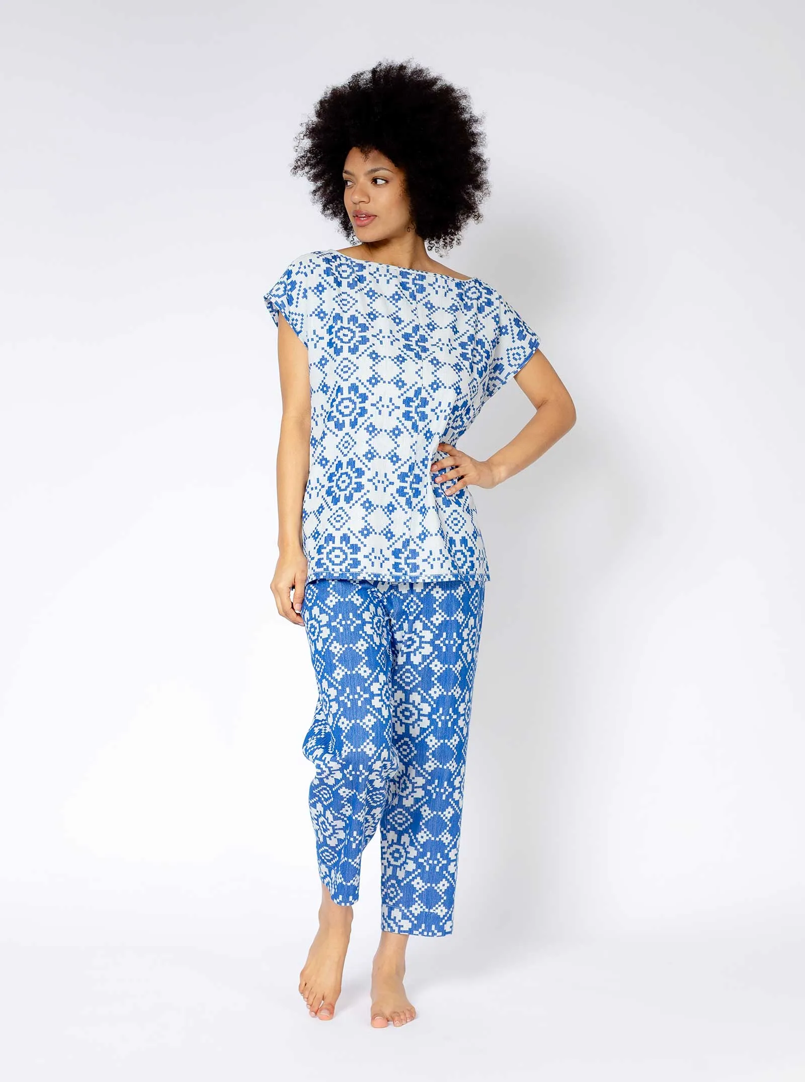 city tee | spring 25 | blue pastime sold by Ace & Jig product image thumbnail 2