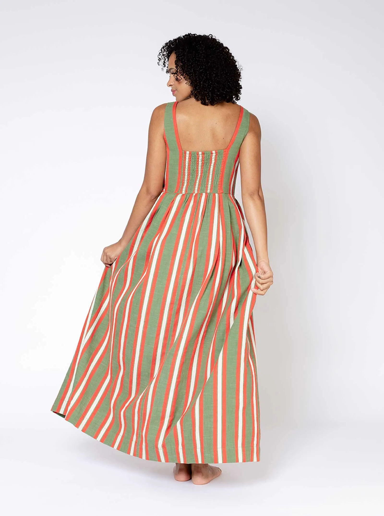ginger dress | pre spring 25 | fennel sold by Ace & Jig product image thumbnail 3