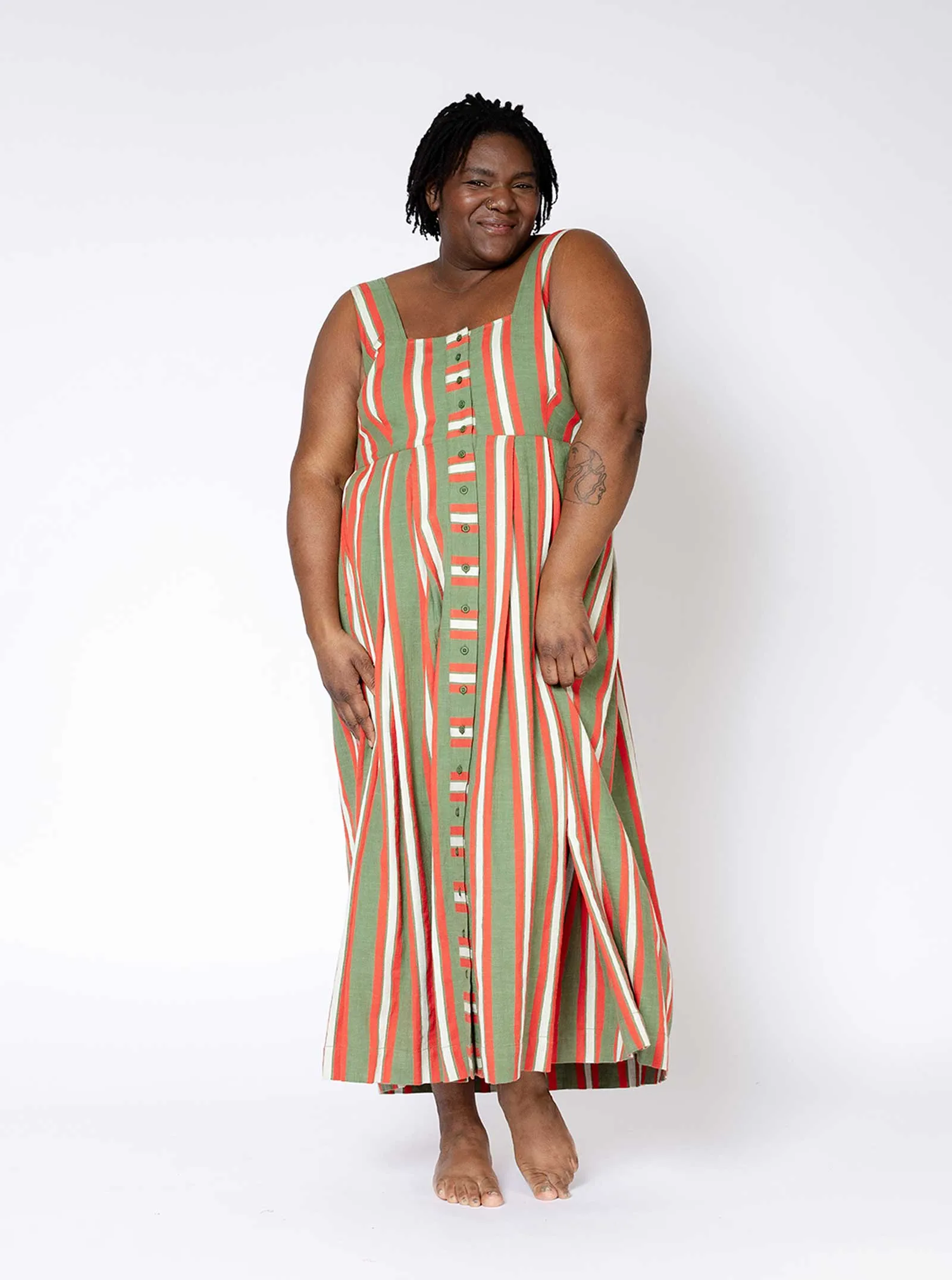 ginger dress | pre spring 25 | fennel sold by Ace & Jig product image thumbnail 4
