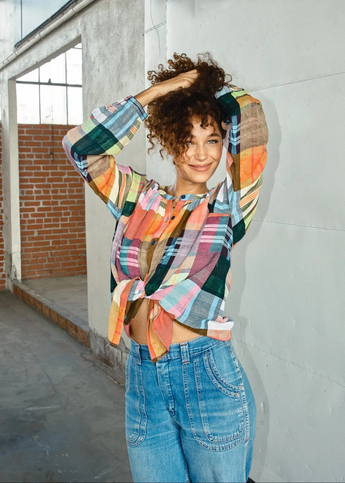 daryl blouse | fall 25 | paintbox sold by Ace & Jig product image thumbnail 5