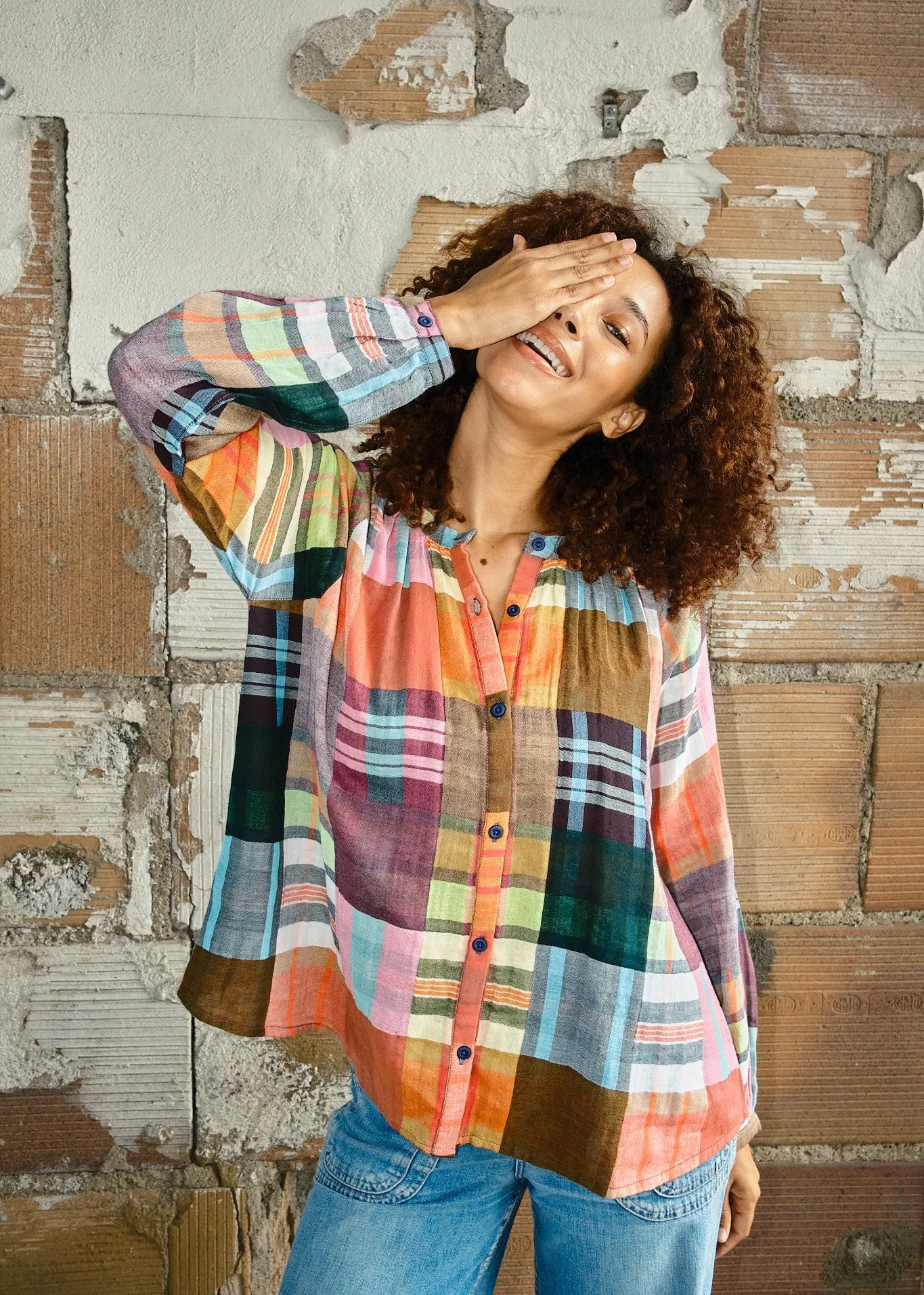 daryl blouse | fall 25 | paintbox sold by Ace & Jig