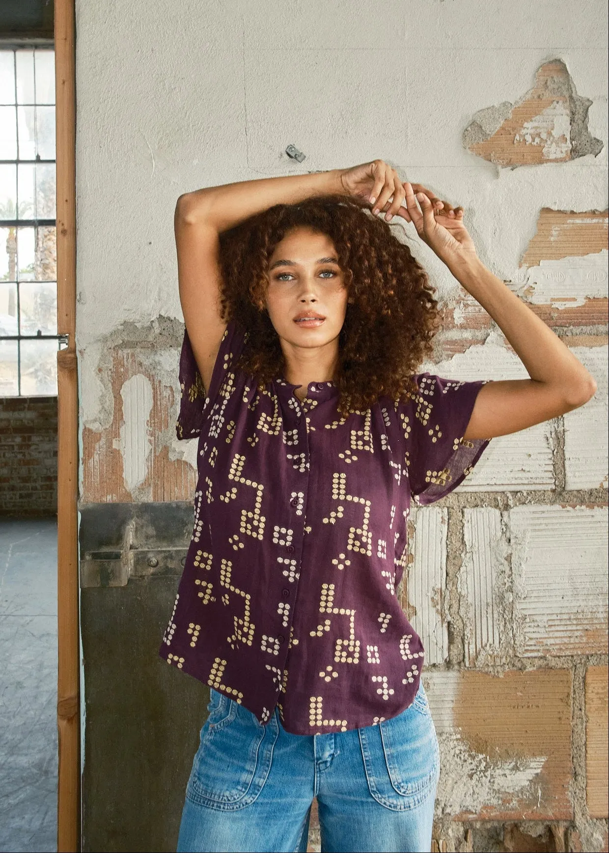 kenna top | fall 25 | crossword sold by Ace & Jig