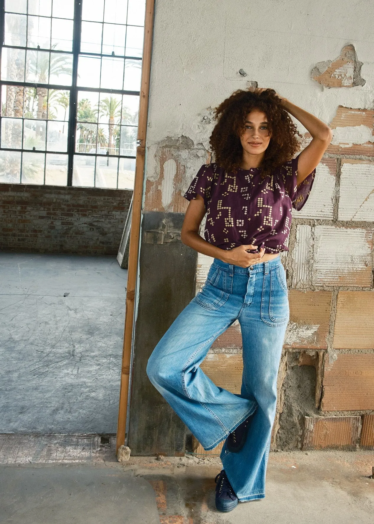 kenna top | fall 25 | crossword sold by Ace & Jig product image thumbnail 4