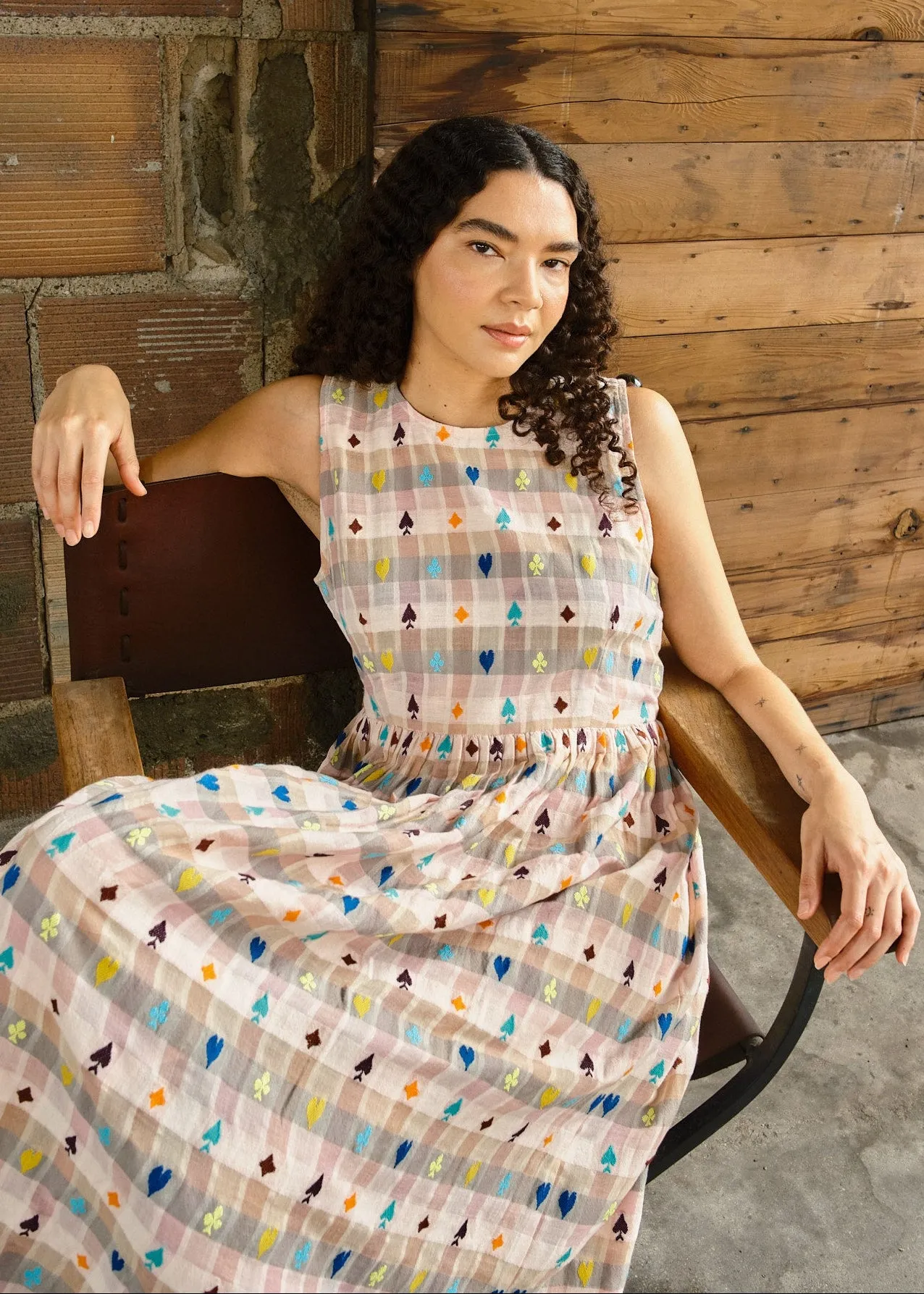 elani dress | fall 25 | hearts sold by Ace & Jig product image thumbnail 3