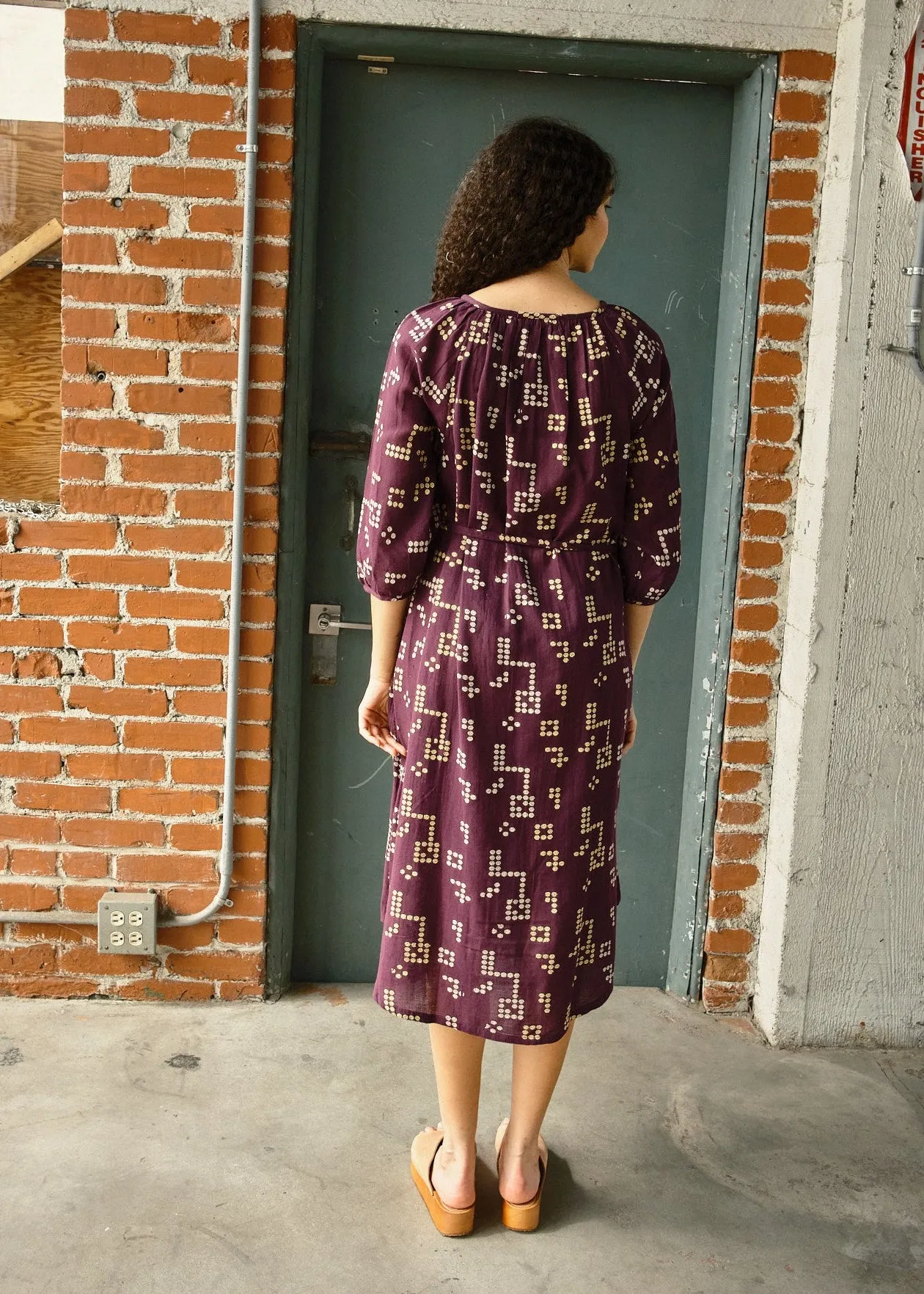 heather dress | fall 25 | crossword sold by Ace & Jig product image thumbnail 3