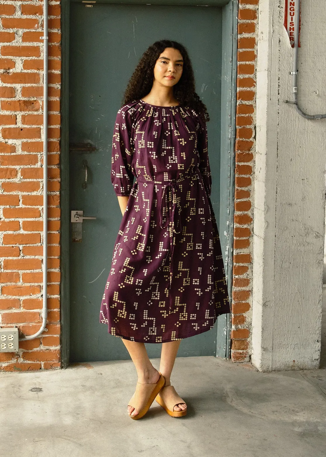 heather dress | fall 25 | crossword sold by Ace & Jig product image thumbnail 2