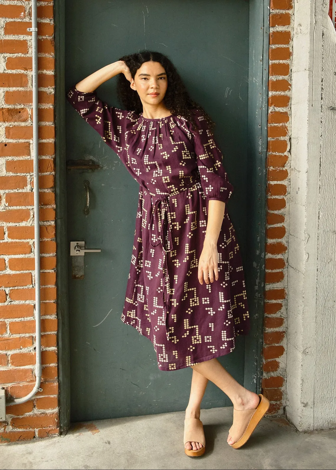heather dress | fall 25 | crossword sold by Ace & Jig